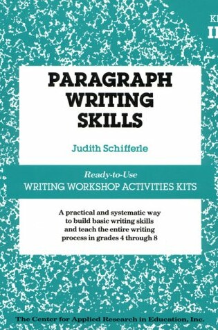 Cover of Paragraph Writing Skills Kit 3