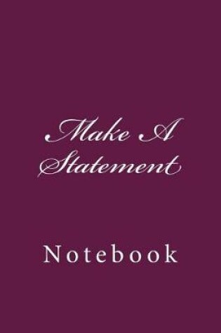 Cover of Make A Statement