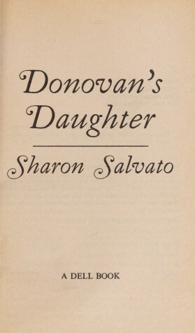 Book cover for Donovan's Daughter