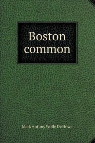 Cover of Boston common