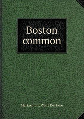 Book cover for Boston common