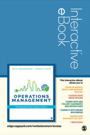 Cover of Operations Management Interactive eBook