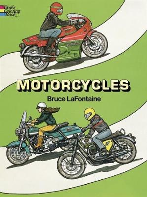 Book cover for Motorcycles Colouring Book