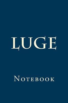 Book cover for Luge