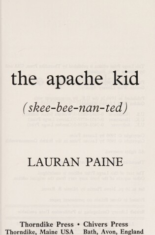 Cover of The Apache Kid