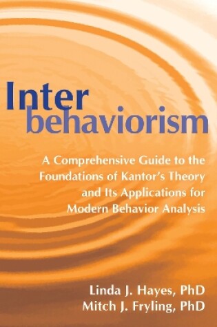 Cover of Interbehaviorism