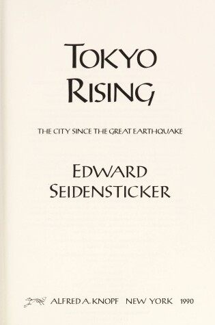 Cover of Tokyo Rising