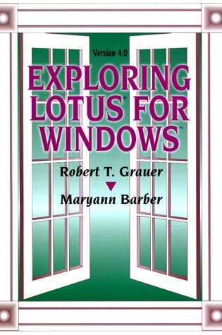 Cover of Exploring Lotus 1-2-3 for Windows 3.1