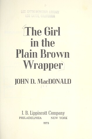 Cover of The Girl in the Plain Brown Wrapper