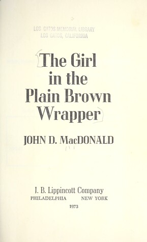 Book cover for The Girl in the Plain Brown Wrapper