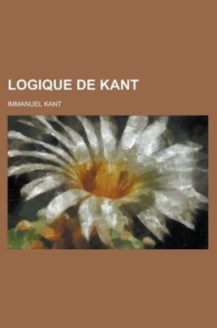 Cover of Logique de Kant