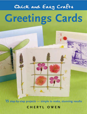 Book cover for Quick and Easy Crafts: Greetings Cards