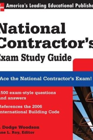 Cover of National Contractor's Exam Study Guide