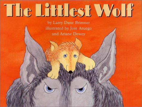 Book cover for The Littlest Wolf