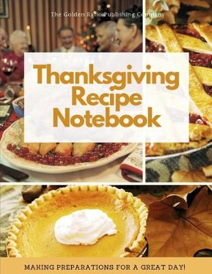 Book cover for Thanksgiving Recipe Journal