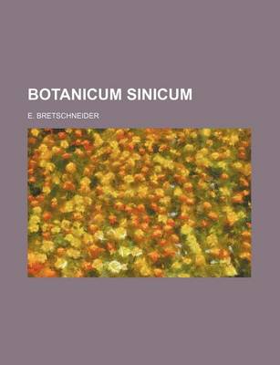Book cover for Botanicum Sinicum