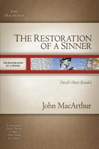 Cover of The Restoration of a Sinner