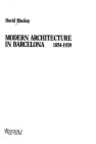 Cover of Modern Architecture in Barcelona