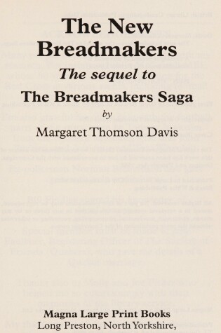 Cover of The New Breadmakers