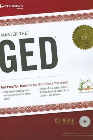 Cover of Master the GED 2013 (W/CD)