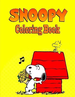 Book cover for Snoopy Coloring Book