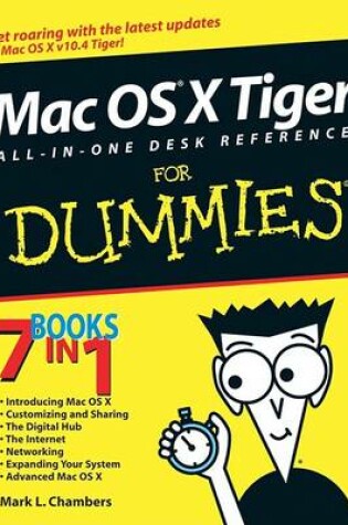 Cover of Mac OS X Tiger All-in-One Desk Reference For Dummies