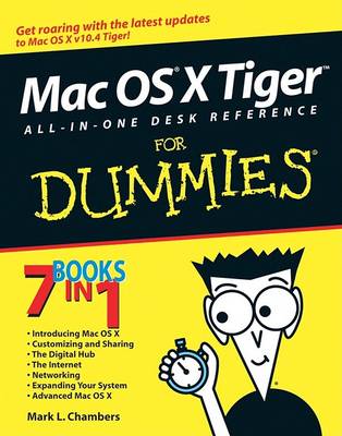Cover of Mac OS X Tiger All-in-One Desk Reference For Dummies