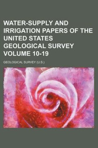 Cover of Water-Supply and Irrigation Papers of the United States Geological Survey Volume 10-19