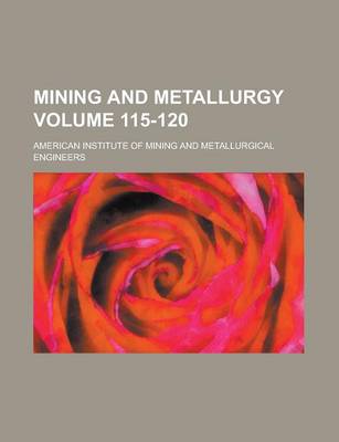 Book cover for Mining and Metallurgy Volume 115-120