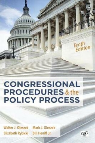 Cover of Congressional Procedures and the Policy Process