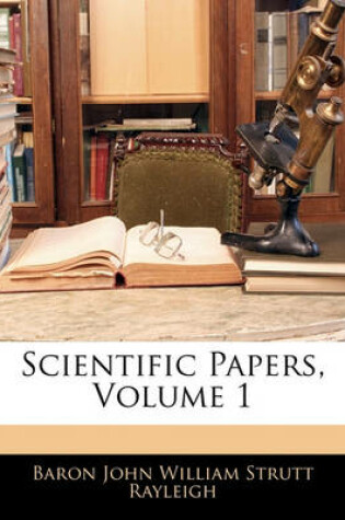 Cover of Scientific Papers, Volume 1