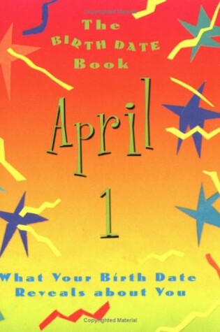 Cover of The Birth Date Book April 1