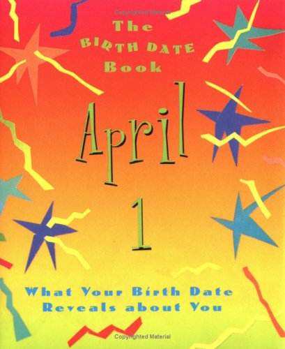 Book cover for The Birth Date Book April 1