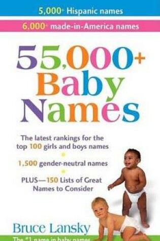 Cover of 55,000 + Baby Names