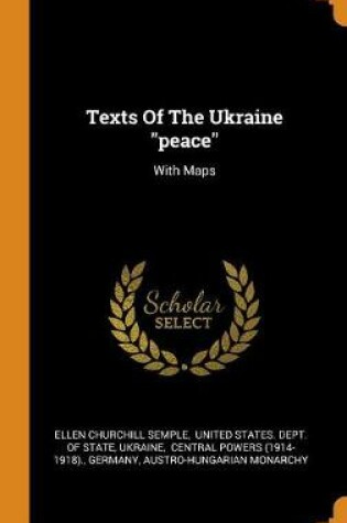 Cover of Texts of the Ukraine Peace