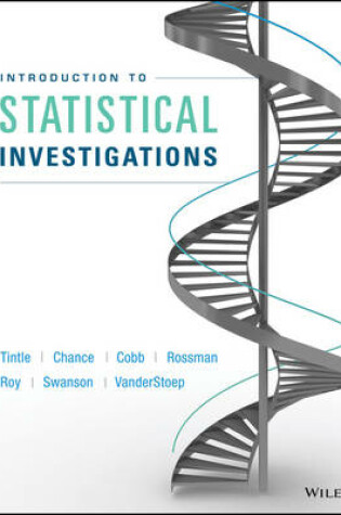 Cover of Introduction to Statistical Investigations