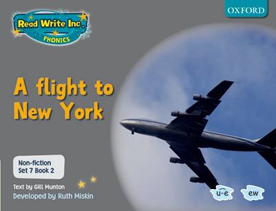 Book cover for Read Write Inc Phonics Non-fiction Grey Set 7 Book 2 A Flight to New York