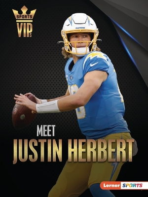 Book cover for Meet Justin Herbert