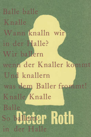 Cover of Dieter Roth. Balle balle Knalle