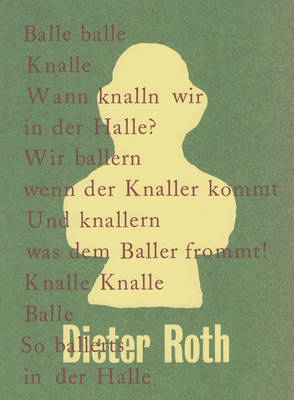 Book cover for Dieter Roth. Balle balle Knalle