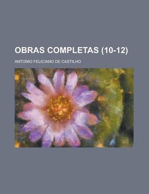 Book cover for Obras Completas (10-12)