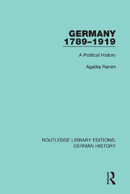 Cover of Germany 1789-1919