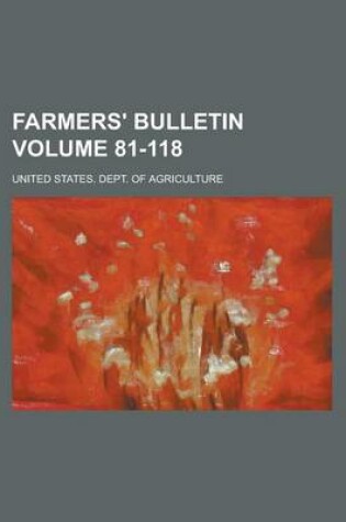 Cover of Farmers' Bulletin Volume 81-118