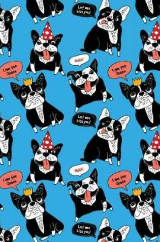 Cover of My Big Fat Bullet Journal Funny French Bulldogs Pattern