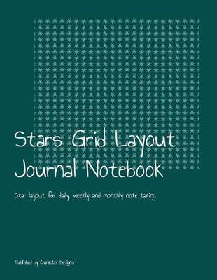 Book cover for Stars Grid Layout Journal Notebook