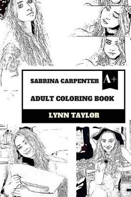 Book cover for Sabrina Carpenter Adult Coloring Book