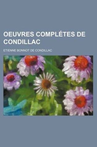 Cover of Oeuvres Completes de Condillac (8)