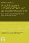 Book cover for Unabhangigkeit Und Wirksamkeit Von Landesrechnungshoefen