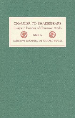 Book cover for Chaucer to Shakespeare