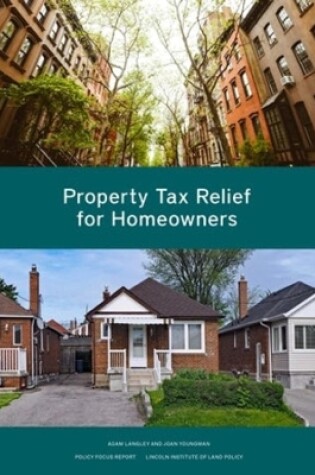 Cover of Property Tax Relief for Homeowners